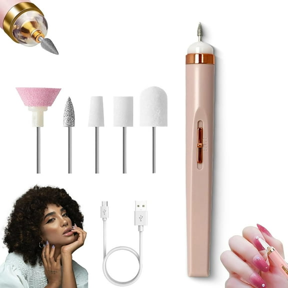 Nail Set, 5 In 1 Electric Nail Manicure Set, 2025 New Model Professional Manicure & Pedicure Machine, Nail Drill for Trim, Polish, Callus & Dead Skin Removal(Color C)