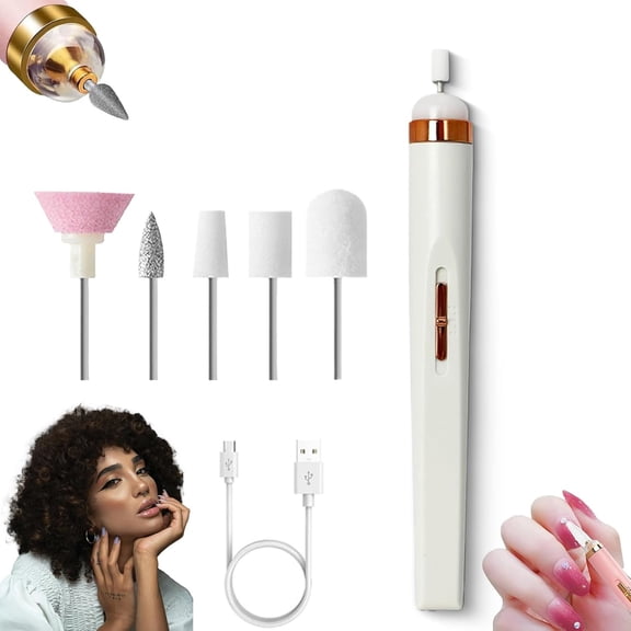 Nail Set, 5 In 1 Electric Nail Manicure Set, 2025 New Model Professional Manicure & Pedicure Machine, Nail Drill for Trim, Polish, Callus & Dead Skin Removal(Color E)