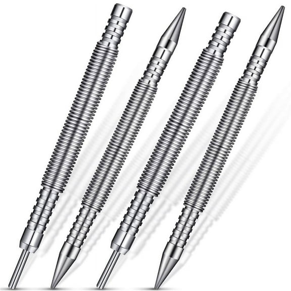 Nail Set and Hinge Pin Tool Dual Punch Removal Hammerless Spring Setter