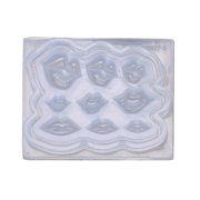 Nail Silicone Mold Nail Art Decoration Sexy Lips Resin Casting Molds for Manicure Crystal DIY Template Manicure Tools