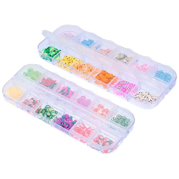 Nail Slices Art Fruit Diy Lip Gloss Decals Acrylic Nails Decorations Decal Slice