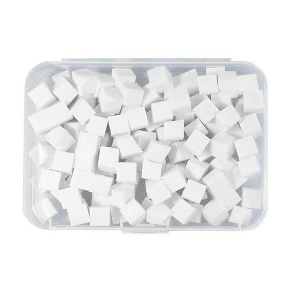 Nail Sponge, Nail Sponges for Ombre,Specialized Nail Gradient Effect Sponge - 100 Pieces with Stainless Steel Tweezers