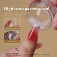 thumbnail image 1 of Nail Stamping Tools Transparent Nail Stamper With Scraper Jelly Silicone Stamp For French Nail Art Manicure For Nail Templates, 1 of 5