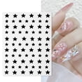 Service Star Layout Nail Stencils French Tip Design Kit with Star Heart Printing Template ...