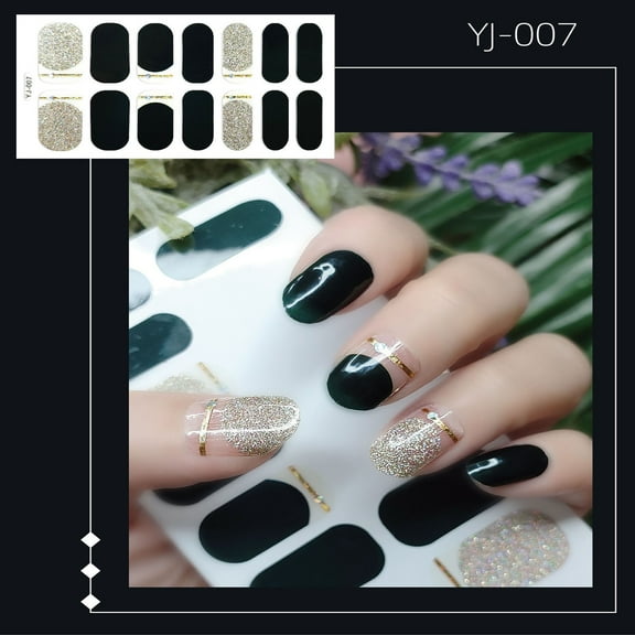 Nail Stickers 3D Design Decals for Manicure Gold Decoration for Your Nails Accessories