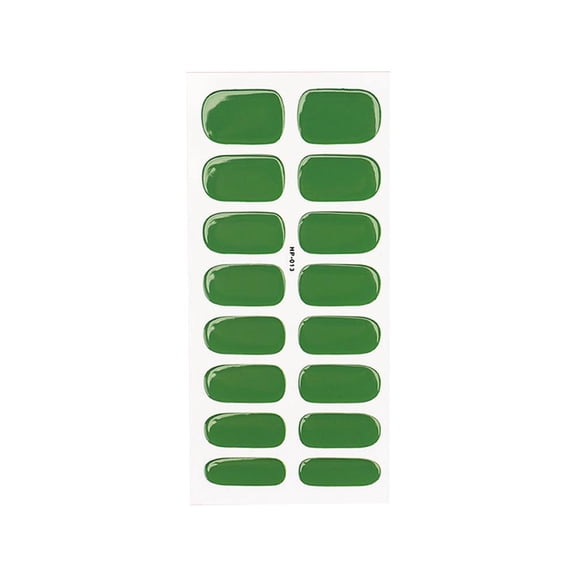 Nail Stickers Adhesive Full Cover Semi Cured Gel Nail Wraps DIY Manicure