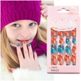 thumbnail image 1 of Nail Stickers Christmas Nail Cute Wearable 24pc Pack for Children's Festive Manicure 24PCS, 1 of 4