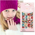 thumbnail image 1 of Nail Stickers Christmas Nail Cute Wearable 24pc Pack for Children's Festive Manicure 24PCS, 1 of 4