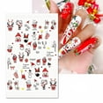thumbnail image 1 of Nail Stickers Christmas Nail Sticker Cute Santa Snowflake Snowman Boots Hat Candy Tree for Festive Holiday Decoration, 1 of 8