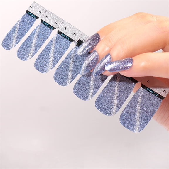 Nail Stickers Color Nail Polish Strips Wraps DIY Decals Beauty Full Cover for Stunning