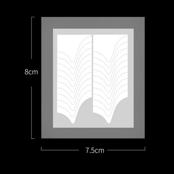 Nail Stickers,French Nail Stickers18 Sheet Nail Stickers Art Nail Stickers Tips Curved Labels Of Limbs Of Limbs Limbs French - Adhesive Nail 18 Adhesive