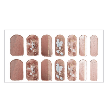 Nail Stickers Full Wraps Nail Polish Strips, Self-Adhesive Gel Nail Art Decals for Women Girls