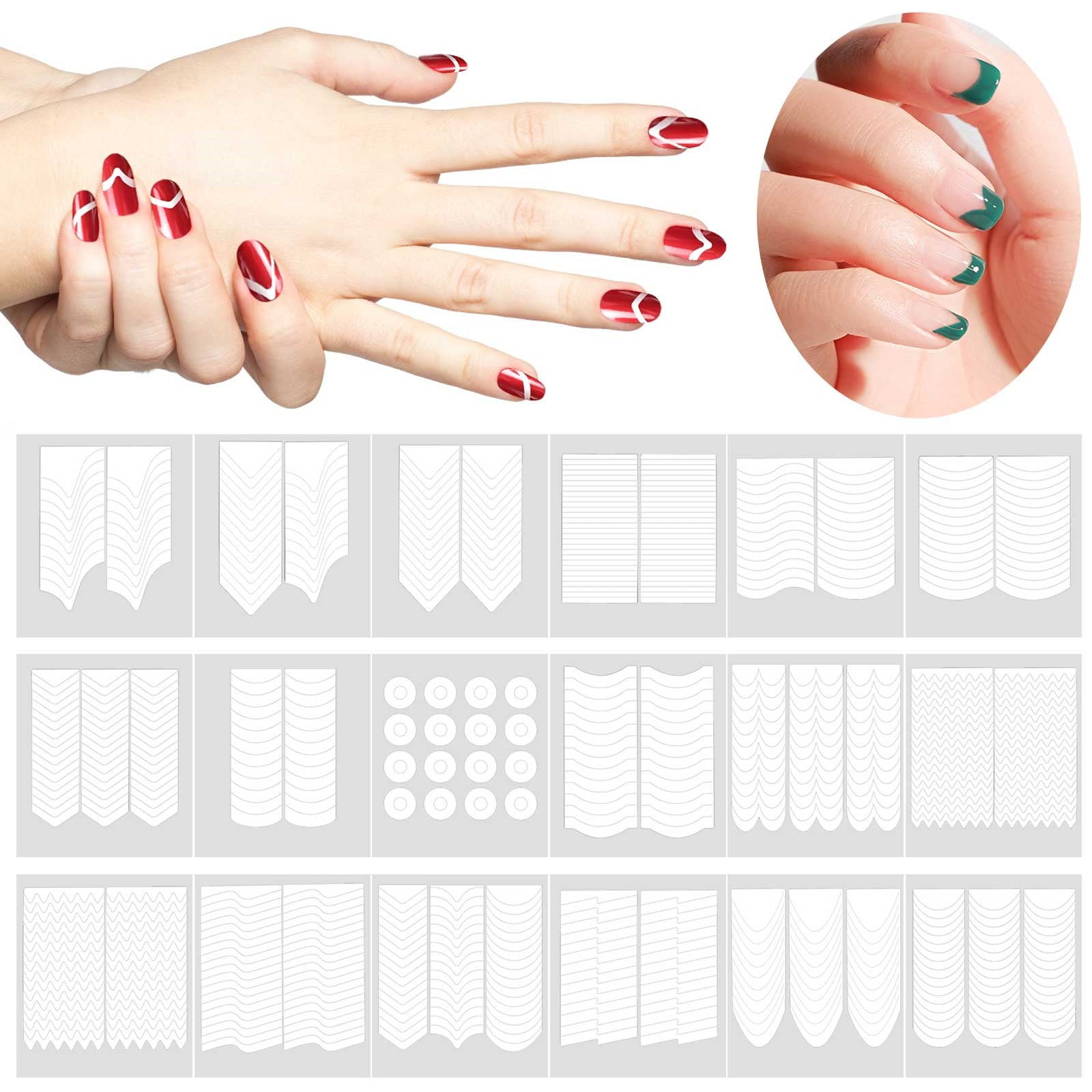 Nail Stickers Nail Enhancement French Nail Sticker Line French Nail