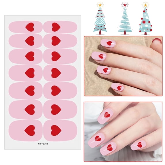 Nail Stickers Self- Girls Style Full Polish Wraps Sets for Women - Easy Application and Options