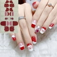thumbnail image 1 of Nail Stickers Sticker Wraps Manicure Design Christmas Polish Kits 14 Glitter Full Sheets for Stunning Enhancements, 1 of 1