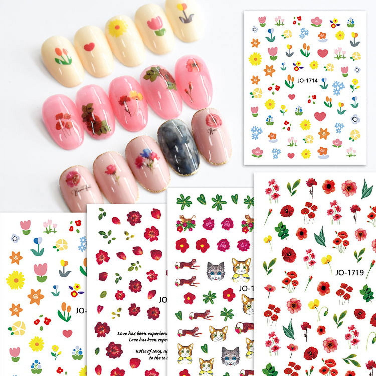 Girls on sale nail stickers