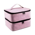 thumbnail image 1 of Nail Storage Bag Nylon Holder Carrying Case for Perfume Essential Oil Pink, 1 of 6