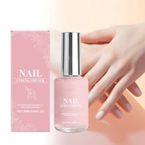 Nail Strengthener, Air Dry Pink Neutral Nail Polish Strengthener and Growth Nail Growth Treatment Nail Strengthener for Damaged Nails Repair Weak & Thin Nails