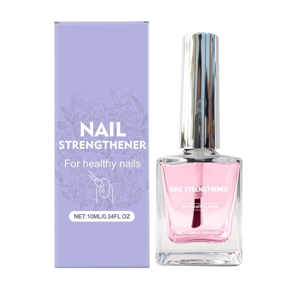 Nail Strengthener & Growth Polish, Nail Hardener for Weak Damaged Thin Nails, Nail Repair Care for Healthy Smooth Glossy Nails 10ml