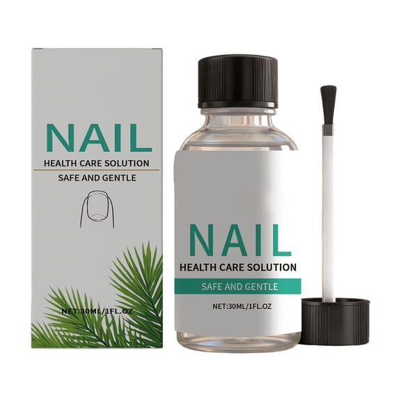 Nail Strengthening Solution 30ml, Nail Growth Treatment for Strong Healthy Nails, Natural Formula for Brittle Nails, 1 Bottle