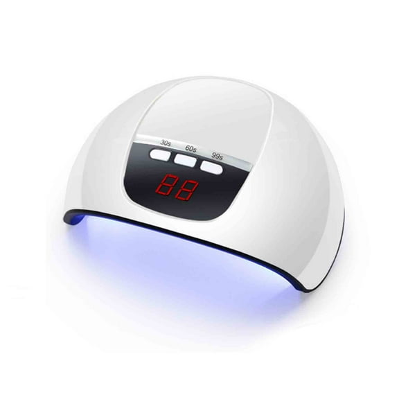 Nail Stuff for Beginners, 54w Manicure Phototherapy Lamp Nail Lamp Intelligent Induction Mini Nail Phototherapy Machine, DIY Nails at Home, Nail Supplies, Christmas Birthday Gifts for Women