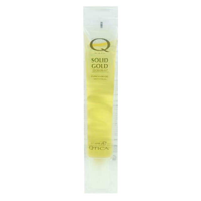 Nail Supplements Qtica Solid Gold Cuticle Oil Gel (Size 1.7 oz