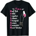 thumbnail image 1 of Nail Tech Quote Work Uniform Nail Polish T-Shirt, 1 of 4