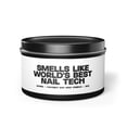 thumbnail image 1 of Nail Tech Tin Candle Gift Decor Vanilla Coffee Scented, 1 of 4