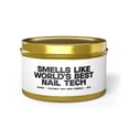 thumbnail image 1 of Nail Tech Tin Candle Gift Decor Vanilla Coffee Scented, 1 of 4