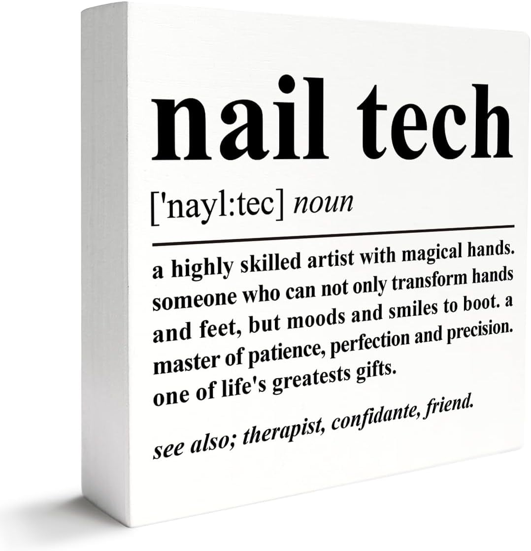 Nail Techs for Women,Nail Tech Birthday Christmas Graduations