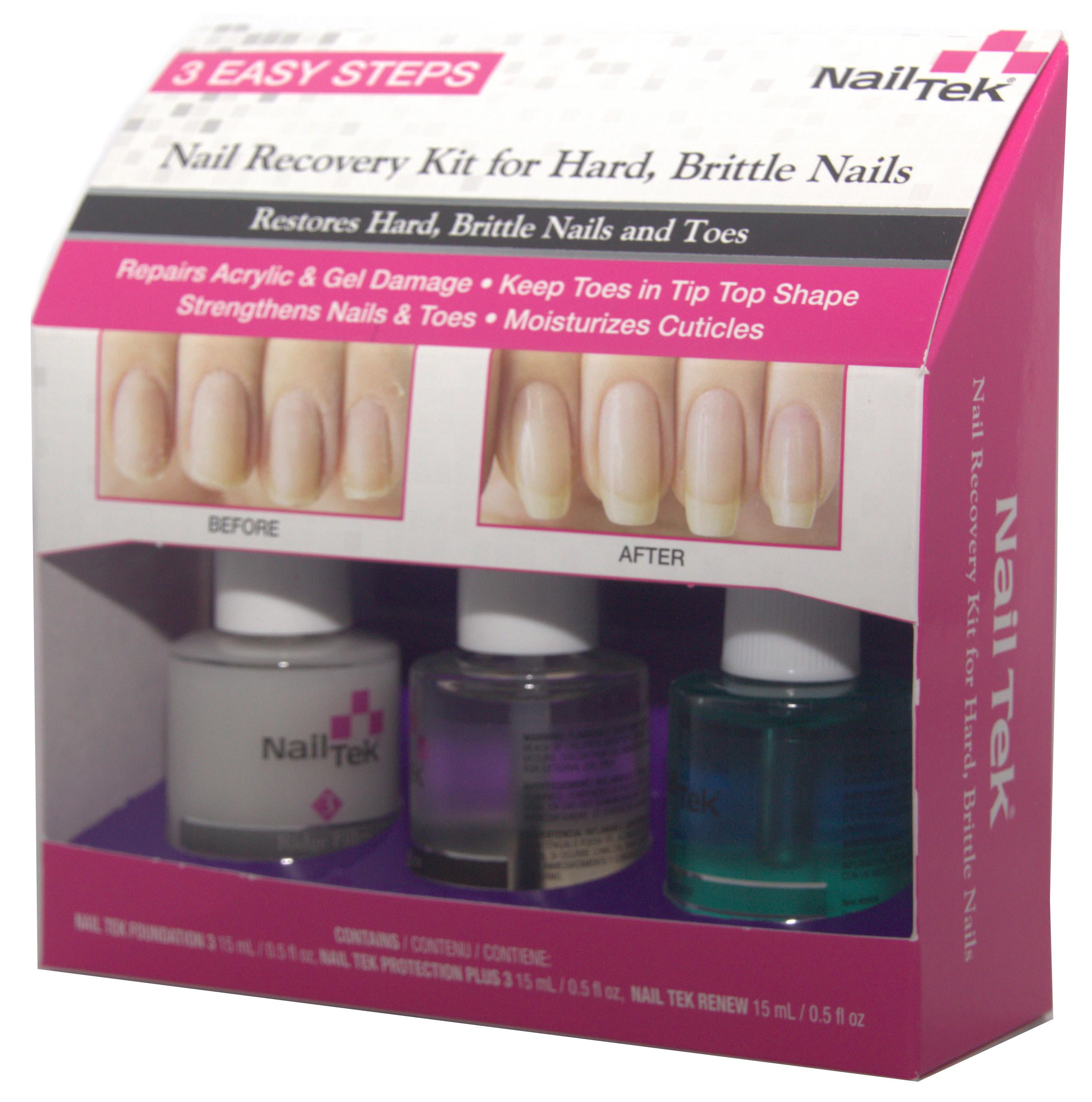 Nail Tek Nail Recovery Kit for Hard, Brittle Nails