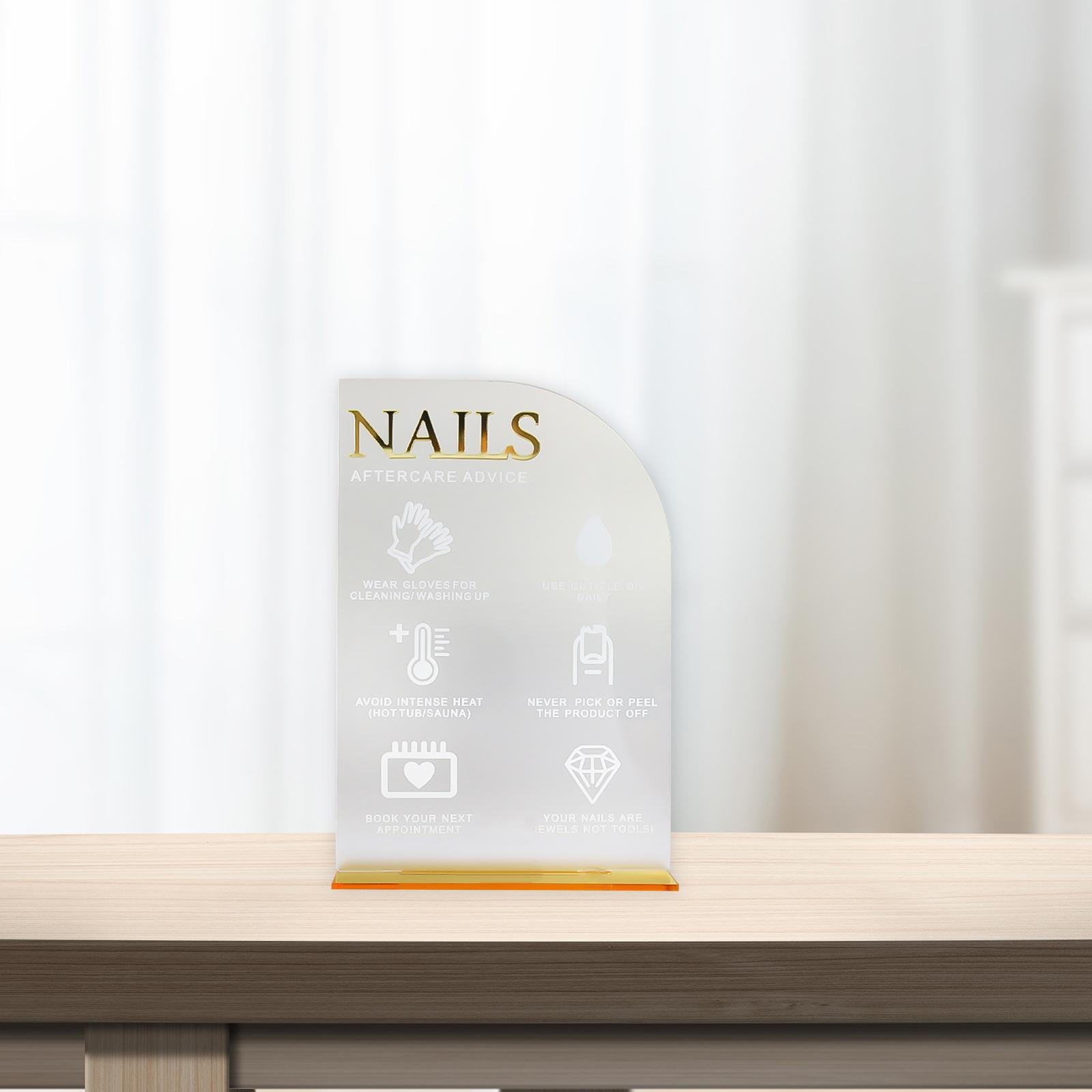 Nail Tip Display Board, False Nail Tip Showing Holder, Acrylic