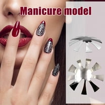 Nail Tools Easy Sizes Manicure Edge Tips Cut Nail 9 French V Pro Shape Line for Perfectly Shaped Nails and Precision Grooming