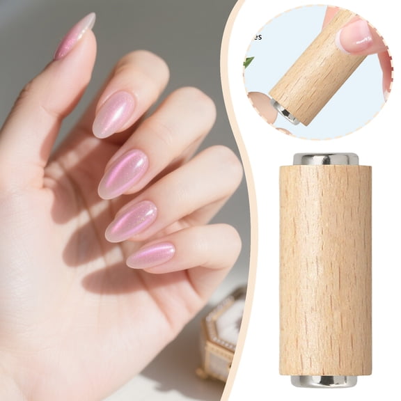 Nail Tools Eye Gel Nail Polish Double Head Stick Wooden Strong Cylindrical for Salon Tool DIY Application
