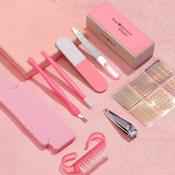 Nail Tools Kit with Accessories for Manicure Cuticle Care and Scissors for Gel Nails