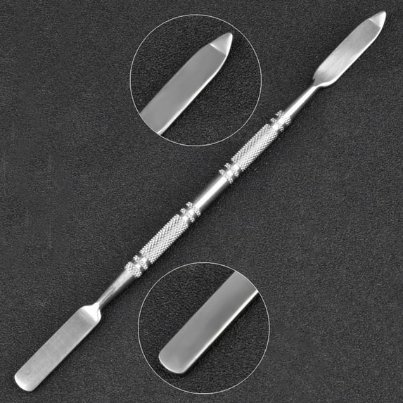Nail Tools Stainless Steel Spoon Spatulas Stick Rod Tone Makeup Cosmetic Tool for Precision Application and Results