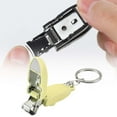 thumbnail image 1 of Nail Travel Keychain Portable Finger Nail Trimmer Mini Foldable Stainless Steel Cutter for Thick Toenails and Fingernails with Nail Files, 1 of 9