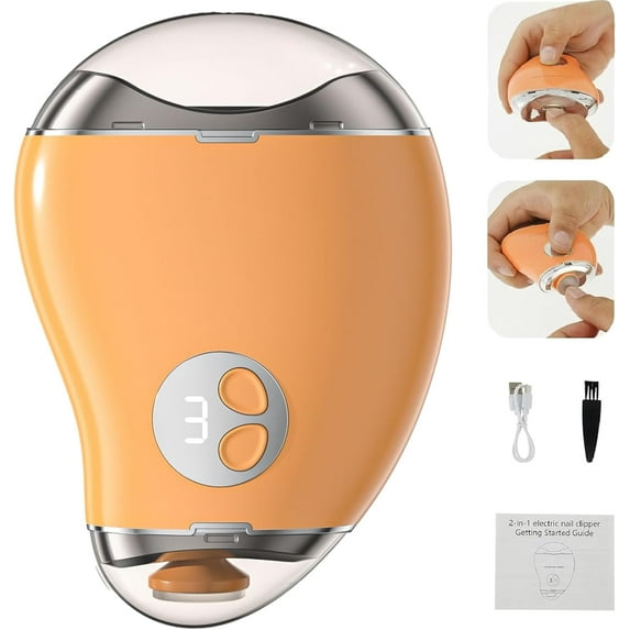 Nail Trimmer Electric,Nail Clippers and Nail File 2-in-1 Design,Use Safety, Excellent Present,Nail Clippers,Nail Cutter,Corta uñas,Suitable for Baby,Elderly,Children,Woman