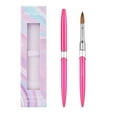 thumbnail image 1 of Nail art brush, Metal/Natural hair, 17 cm, Pink, 1 of 6