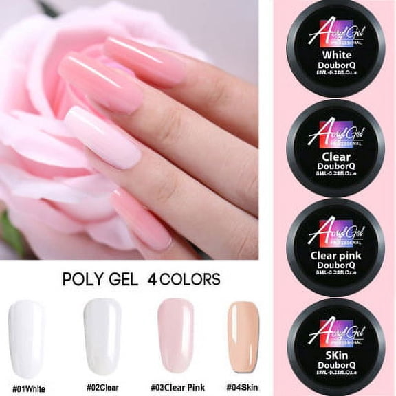 Nail crystal extension glue