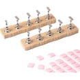 thumbnail image 1 of Nail holders, 2-piece magnetic nail holder for painting, Nails Nail stand for painting nails Nail display with 96 pieces reusable sticky putty, for nail art display at home and salon use, 1 of 3