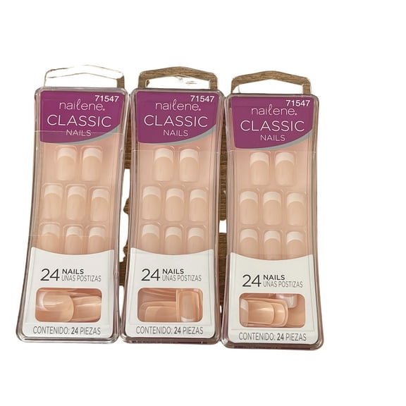 Nailene Classic French Nails 71547 - 3 Pack