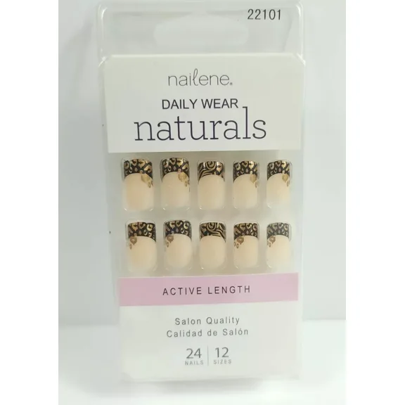 Nailene Daily Wear Naturals Active Length Artificial Nails 24 Nails #22101