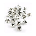 thumbnail image 1 of Nailheads Spots Studs 2 Prong 1/2" Square; Bright Nickel Finish 100 Pcs, 1 of 3