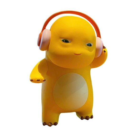 Nailong Figures Mystery Box, Funny Nailong Dino Collectible Figure Statue, Yellow Dinosaur Office Room Figurine Decor, Gifts for Fans(F)