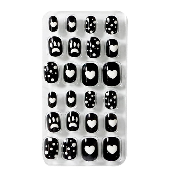 Nails 1 - Nails Design Long Nails Shiny Acrylic Nails Full Coverage Flower Nails For Ladies And Girls 24