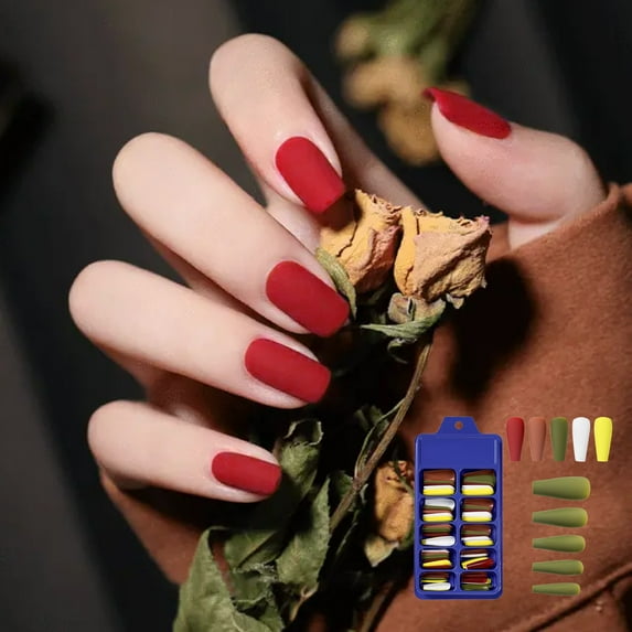 100 Blister French Nails Full Stick Half Cover On Nail Tips For DIY Salon Manicure Decoration