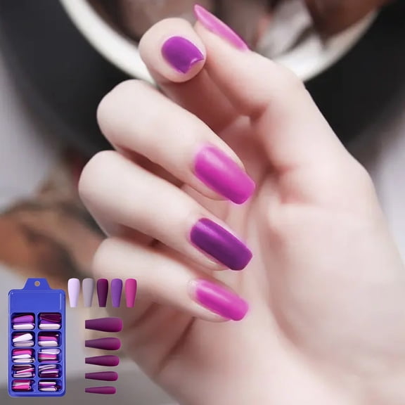 Nails 100pcs Blister French Full Coverage Pressed On DIY Nail Salon Set for Stunning Manicure