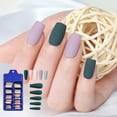 thumbnail image 1 of Nails 100pcs Full Coverage French Pressed On DIY Nail Set for Salon Quality Manicures at Home, 1 of 8