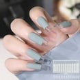 thumbnail image 1 of Nails - 120 Transparent Water Tube Full Coverage Press-On Nail Set for DIY Salon Practice, 1 of 8